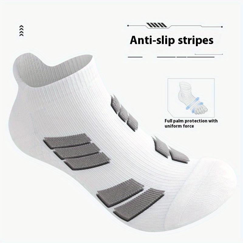 (5 pairs) Unisex low-cut athletic socks with a massage effect and an "invisible" design