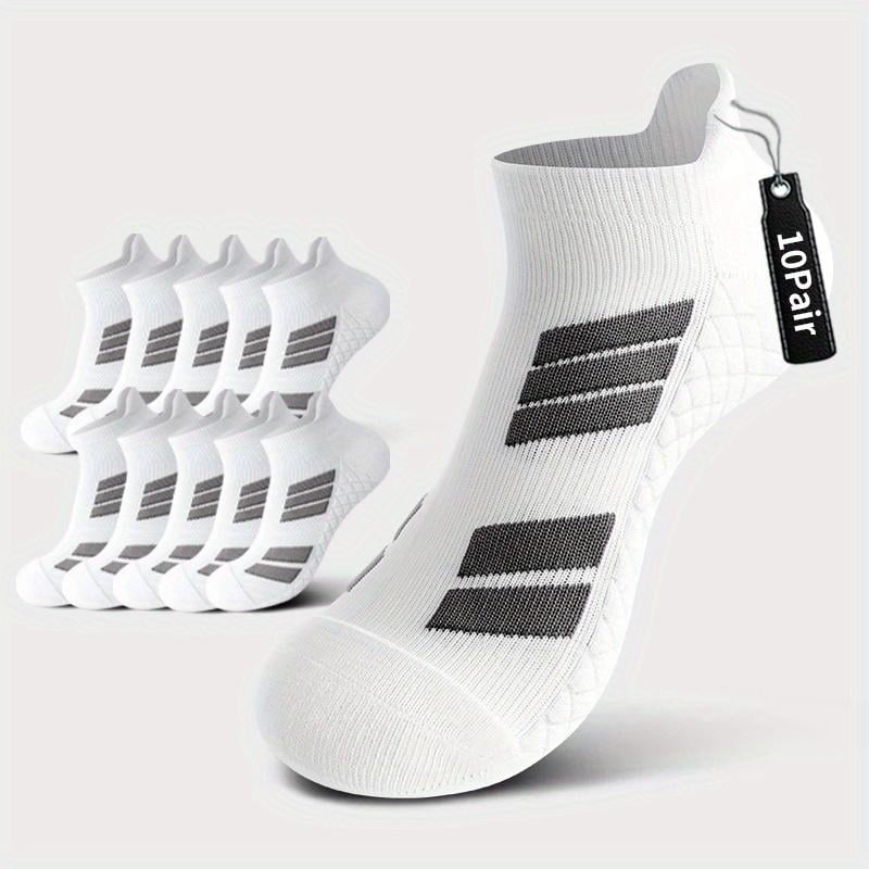 (5 pairs) Unisex low-cut athletic socks with a massage effect and an "invisible" design