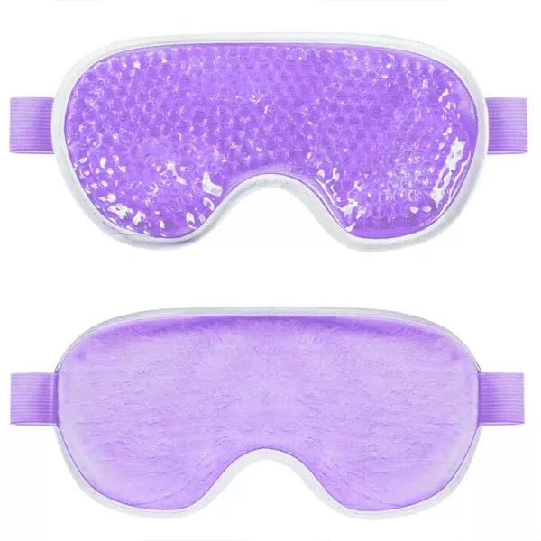 ❄️Hot & Cold Gel Eye Mask | Reusable Cooling Compress Mask for Puffy Eyes, Dark Circles & Headache Relief💆‍♀️