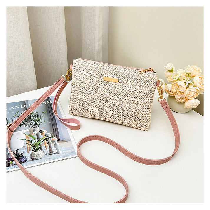 👜 50% OFF NOW! ⏰ Women's Woven Straw Shoulder Clutch Bag – Natural, lightweight & spacious – Perfect for beach, summer outings or brunch – boho chic with detachable strap 🌾